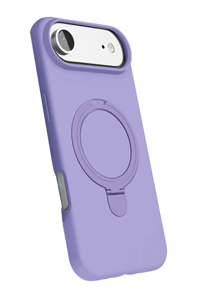 Apple iPhone 17 Air Regal Magsafe Standlı Kapak - Lila