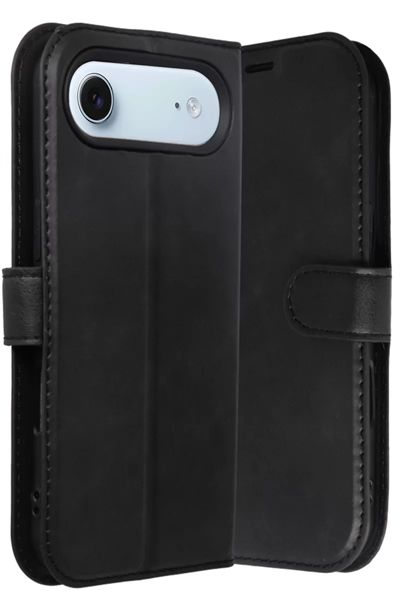Apple iPhone 17 Air Trend S Plus Kapaklı Kılıf - Siyah