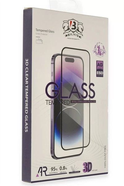 Apple iPhone 17 Bilvis 3D Cam Ekran Koruyucu - Siyah