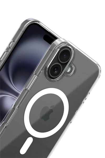 Apple iPhone 17 Combo Sert Şeffaf Magsafe Kapak - Şeffaf