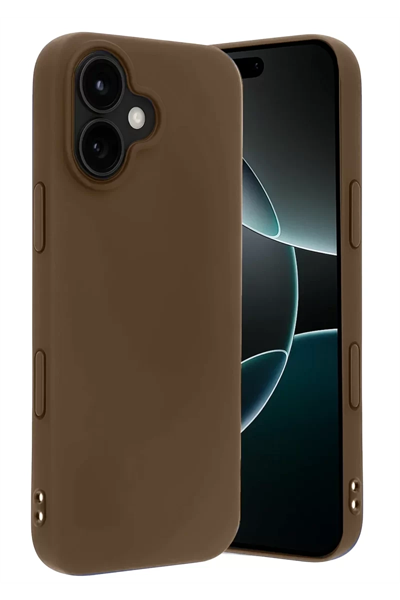 Apple iPhone 17 First Silikon - Kahverengi