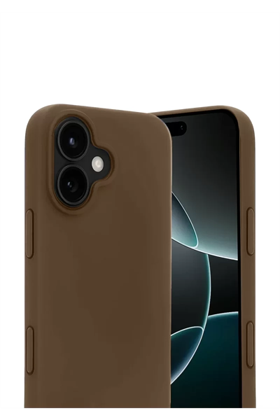 Apple iPhone 17 First Silikon - Kahverengi