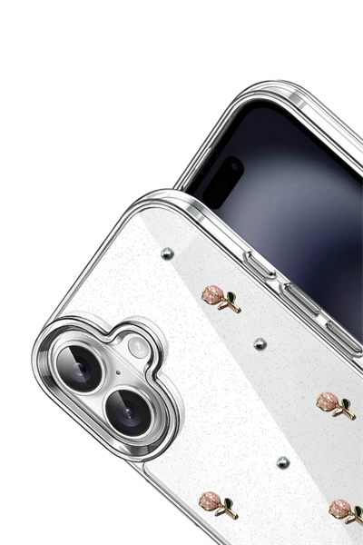 Apple iPhone 17 Fiyonk Desenli Kapak - Desen 6
