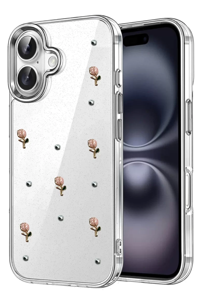 Apple iPhone 17 Fiyonk Desenli Kapak - Desen 6