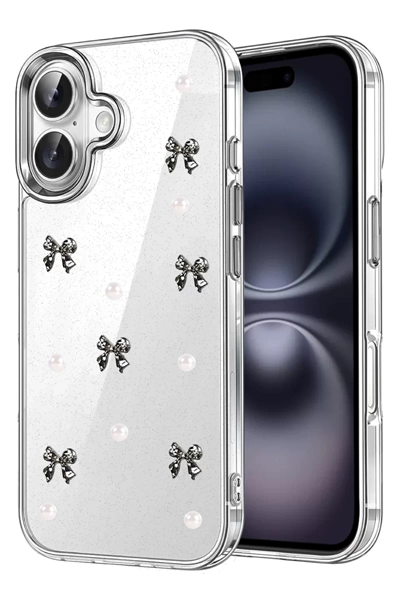 Apple iPhone 17 Fiyonk Desenli Kapak - Desen 8