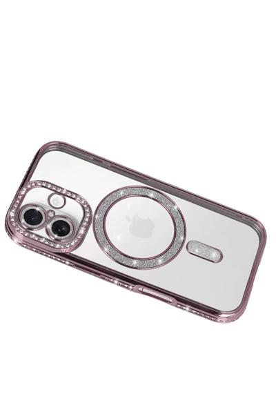 Apple iPhone 17 Joke Simli Magneticsafe Kılıf - Pembe