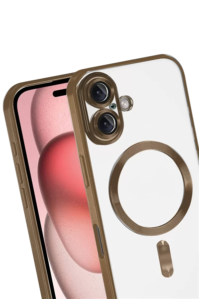 Apple iPhone 17 Kross Magneticsafe Kapak - Çöl Titanyum