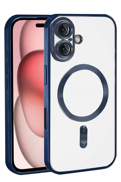 Apple iPhone 17 Kross Magneticsafe Kapak - Lacivert