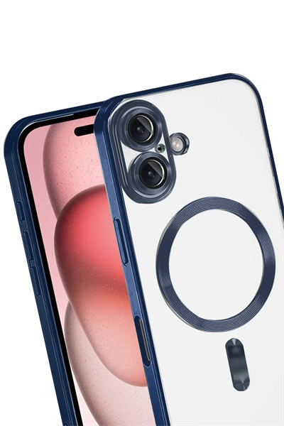 Apple iPhone 17 Kross Magneticsafe Kapak - Lacivert