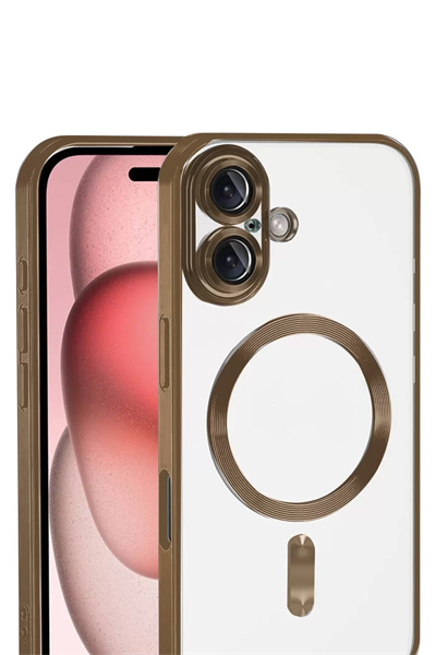Apple iPhone 17 Kross Magneticsafe Kapak - Çöl Titanyum
