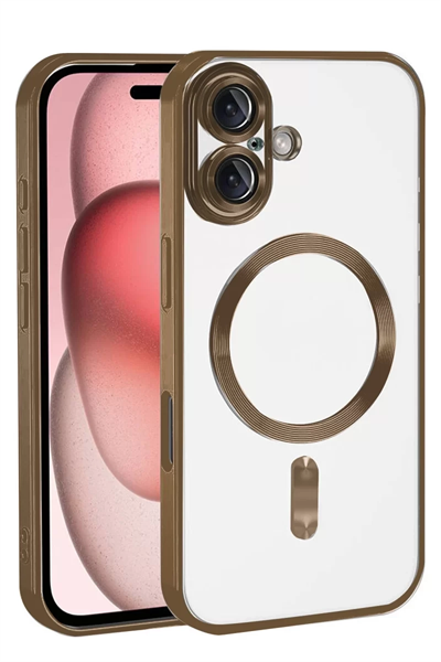 Apple iPhone 17 Kross Magneticsafe Kapak - Çöl Titanyum