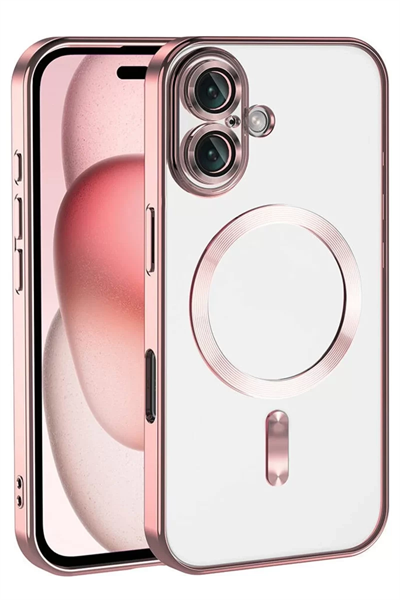 Apple iPhone 17 Kross Magneticsafe Kapak - Rose