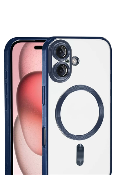 Apple iPhone 17 Kross Magneticsafe Kapak - Lacivert