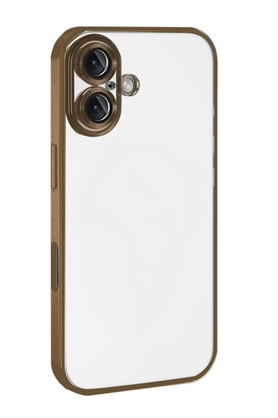 Apple iPhone 17 Lensli Silikon - Çöl Titanyum