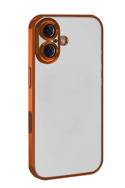 Apple iPhone 17 Lensli Silikon - Turuncu