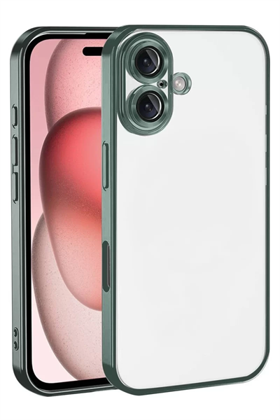Apple iPhone 17 Lensli Silikon - Yeşil