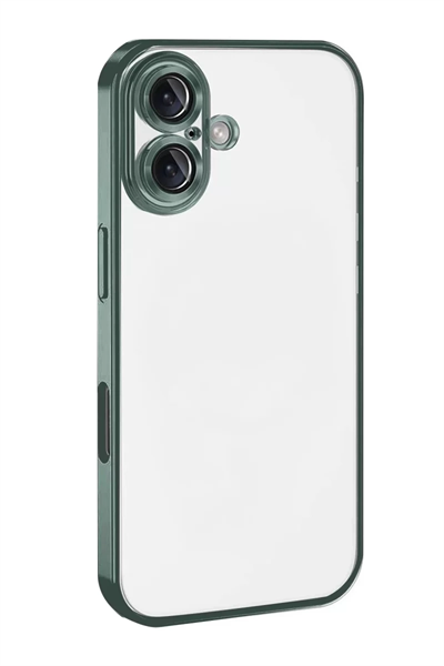 Apple iPhone 17 Lensli Silikon - Yeşil