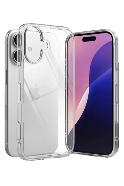 Apple iPhone 17 Lüx Şeffaf Silikon - Şeffaf
