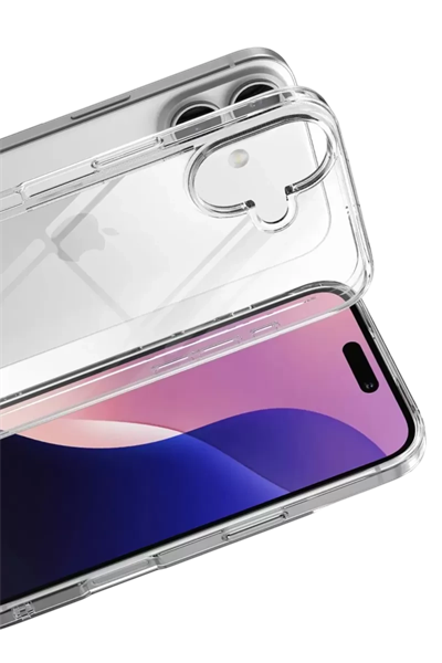 Apple iPhone 17 Lüx Şeffaf Silikon - Şeffaf