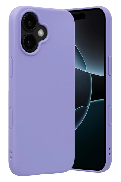 Apple iPhone 17 Nano içi Kadife Silikon - Lila