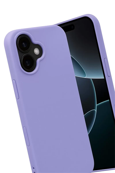 Apple iPhone 17 Nano içi Kadife Silikon - Lila