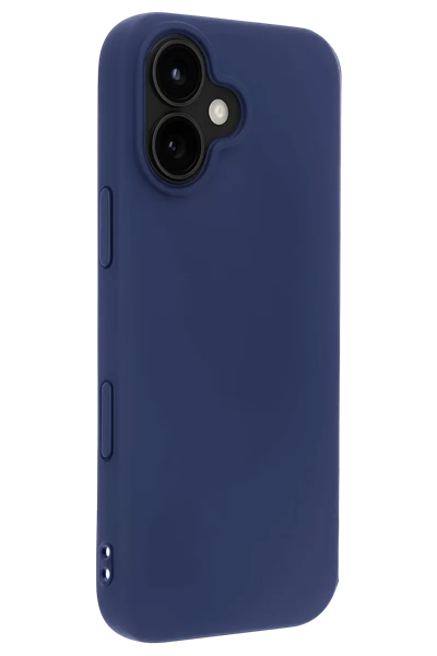 Apple iPhone 17 Nano içi Kadife Silikon - Lacivert