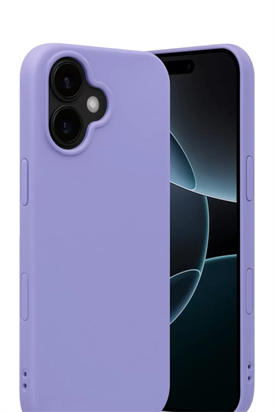 Apple iPhone 17 Nano içi Kadife Silikon - Lila