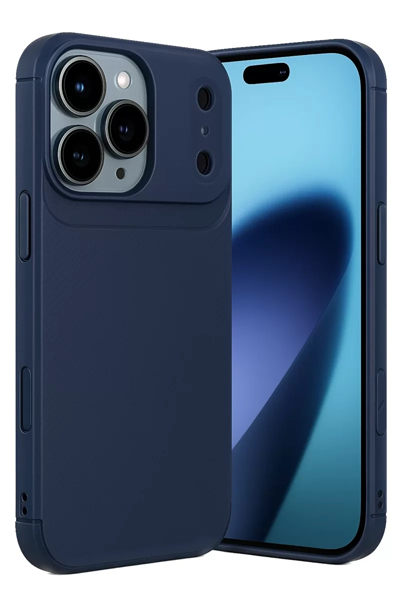 Apple iPhone 17 Pro Auto Focus Karbon Kapak - Lacivert