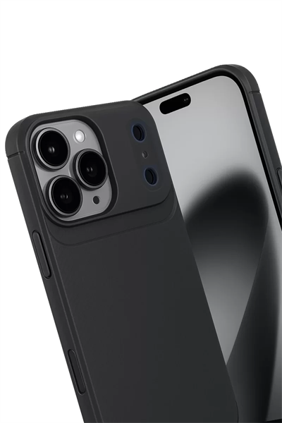 Apple iPhone 17 Pro Auto Focus Karbon Kapak - Siyah