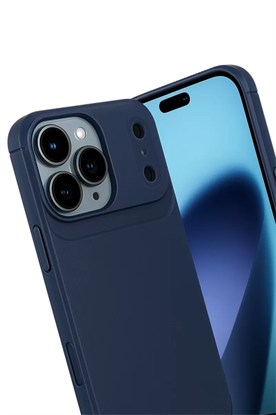 Apple iPhone 17 Pro Auto Focus Karbon Kapak - Lacivert