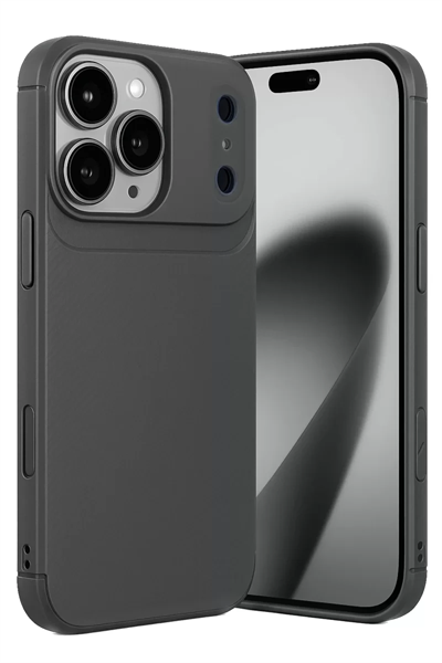 Apple iPhone 17 Pro Auto Focus Karbon Kapak - Gri