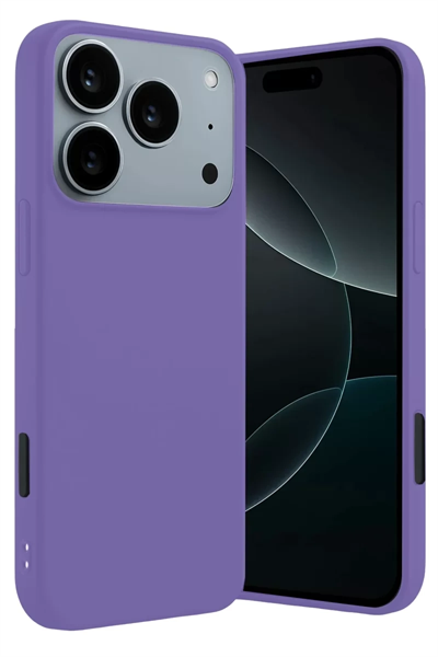 Apple iPhone 17 Pro First Silikon - Lila