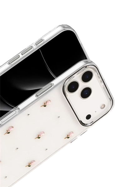 Apple iPhone 17 Pro Fiyonk Desenli Kapak - Desen 6