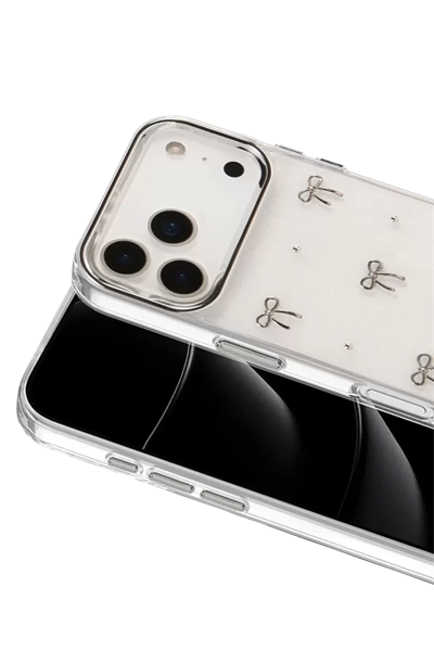Apple iPhone 17 Pro Fiyonk Desenli Kapak - Desen 5