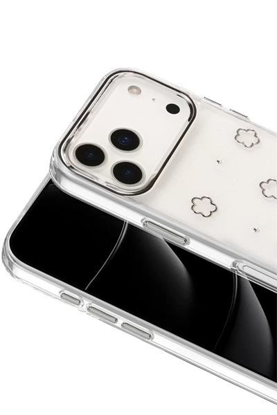 Apple iPhone 17 Pro Fiyonk Desenli Kapak - Desen 2