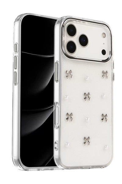 Apple iPhone 17 Pro Fiyonk Desenli Kapak - Desen 8