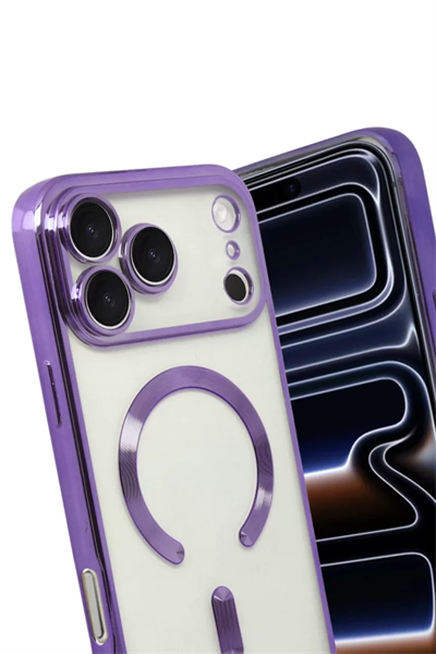 Apple iPhone 17 Pro Kross Magneticsafe Kapak - Mor