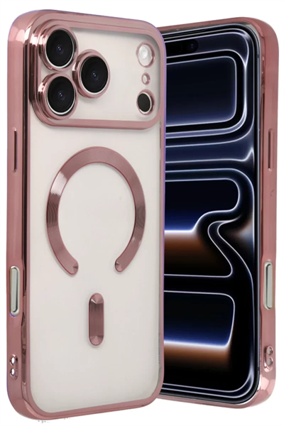 Apple iPhone 17 Pro Kross Magneticsafe Kapak - Rose
