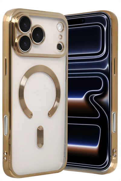 Apple iPhone 17 Pro Kross Magneticsafe Kapak - Gold