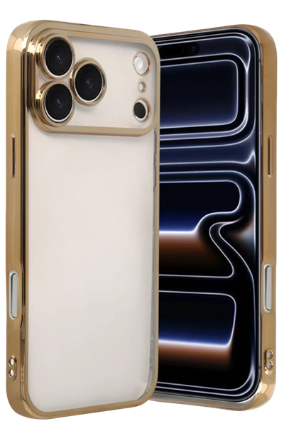 Apple iPhone 17 Pro Lensli Silikon - Gold