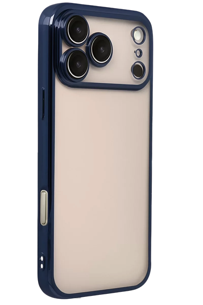 Apple iPhone 17 Pro Lensli Silikon - Lacivert