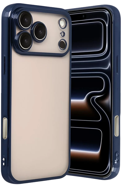 Apple iPhone 17 Pro Lensli Silikon - Lacivert