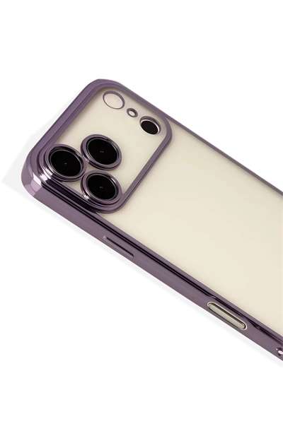 Apple iPhone 17 Pro Lensli Silikon - Mor