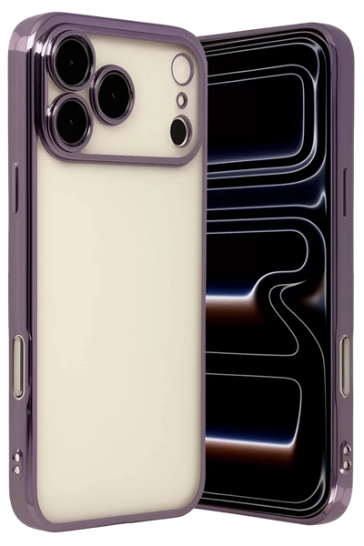 Apple iPhone 17 Pro Lensli Silikon - Mor