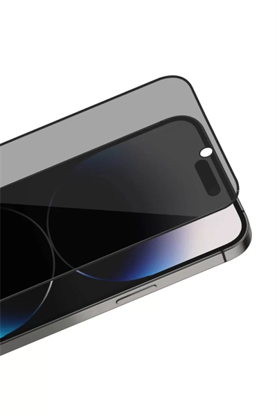 Apple iPhone 17 Pro Max Bilvis 3X AR Hayalet Cam Ekran Koruyucu - Siyah