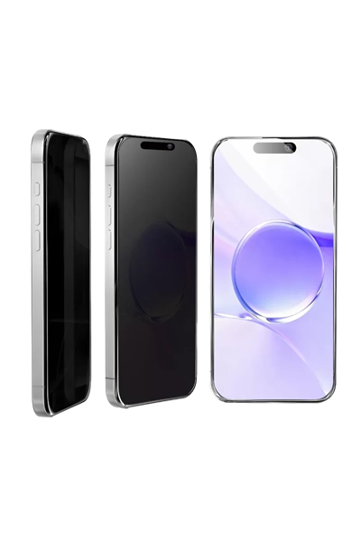 Apple iPhone 17 Pro Max Bilvis 5in1 5D Magic Hayalet Cam Ekran Koruyucu - Siyah