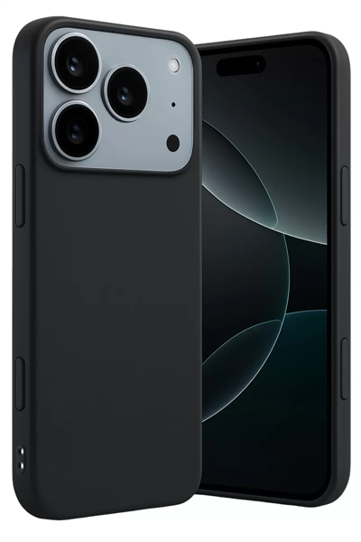 Apple iPhone 17 Pro Max First Silikon - Siyah