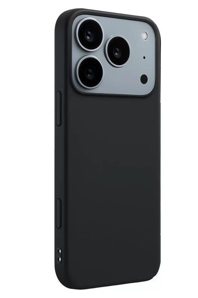 Apple iPhone 17 Pro Max First Silikon - Siyah