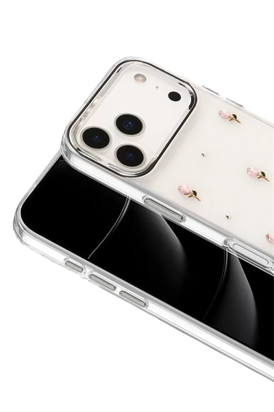 Apple iPhone 17 Pro Max Fiyonk Desenli Kapak - Desen 6