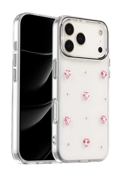 Apple iPhone 17 Pro Max Fiyonk Desenli Kapak - Desen 3